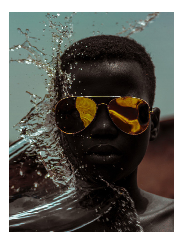 Poster - Water slap - Accueil | Oueso - Contemporary Afro Art Poster - Water slap - Accueil | Oueso - Contemporary Afro Art