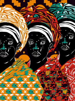 Poster - Makini - Accueil | Oueso - Contemporary Afro Art