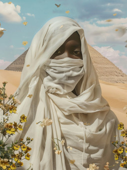 Poster - Kamaria - Accueil | Oueso - Contemporary Afro Art