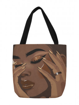 Tote bag - Zalya - Accueil | Oueso - Art Afro Contemporain