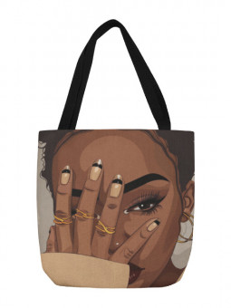Tote bag - Syldra - Accueil | Oueso - Contemporary Afro Art