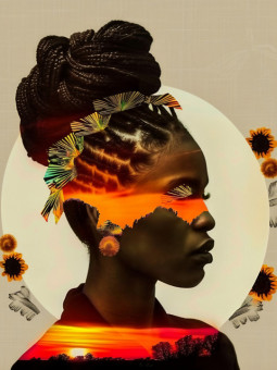 Affiche - Tafari - Accueil | Oueso - Art Afro Contemporain