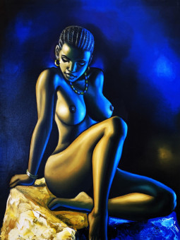 Affiche - Reflet de l’âme - Accueil | Oueso - Art Afro Contemporain