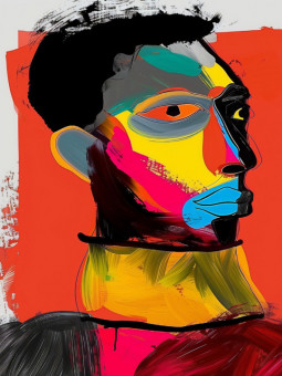 Affiche - Omari - Accueil | Oueso - Art Afro Contemporain