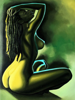 Affiche - Intimité féminine - Accueil | Oueso - Art Afro Contemporain