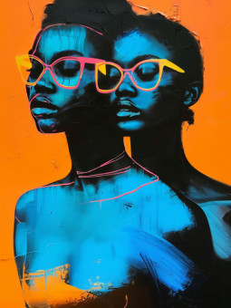 Poster - Chinara - Accueil | Oueso - Contemporary Afro Art