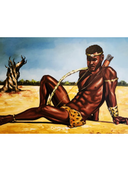 Poster - Silhouette élégante - Accueil | Oueso - Contemporary Afro Art