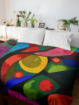 Duvet cover - Solvanis - Accueil | Oueso - Contemporary Afro Art