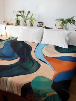 Duvet cover - Almara - Accueil | Oueso - Contemporary Afro Art