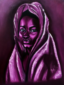 Affiche - Astou - Accueil | Oueso - Art Afro Contemporain
