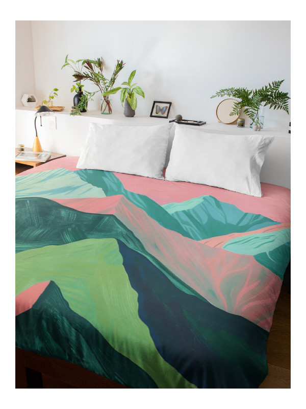 Duvet cover - Cimes - Accueil | Oueso - Contemporary Afro Art