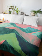 Duvet cover - Cimes - Accueil | Oueso - Contemporary Afro Art