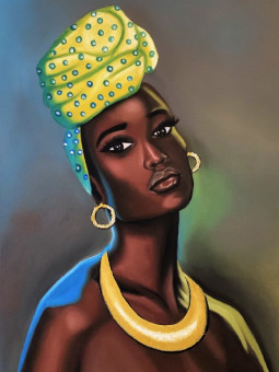 Affiche - Seynabou - Accueil | Oueso - Art Afro Contemporain