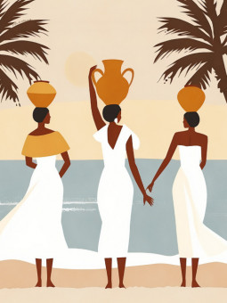 Poster - Tina - Accueil | Oueso - Contemporary Afro Art