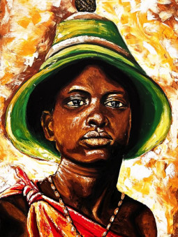 Poster - Kame - Accueil | Oueso - Contemporary Afro Art