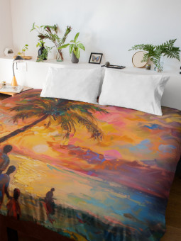 Housse de couette - Arc-en-ciel - Accueil | Oueso - Art Afro Contem...