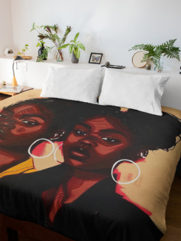 Duvet cover - Sœurs jumelles - Accueil | Oueso - Contemporary Afro Art
