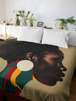 Duvet cover - Vibrance - Accueil | Oueso - Contemporary Afro Art