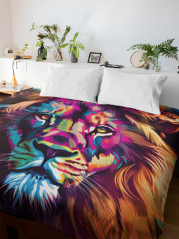 Duvet cover - Lion - Accueil | Oueso - Contemporary Afro Art