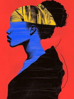 Poster - Cécile - Accueil | Oueso - Contemporary Afro Art
