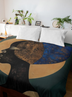 Duvet cover - Éveil - Accueil | Oueso - Contemporary Afro Art