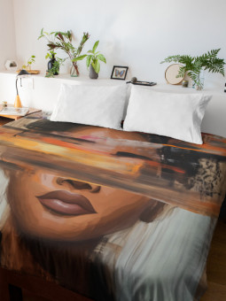 Housse de couette - Flou - Accueil | Oueso - Art Afro Contemporain