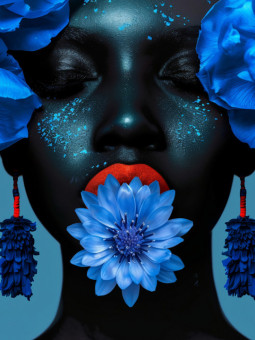 Poster - Sarya - Accueil | Oueso - Contemporary Afro Art