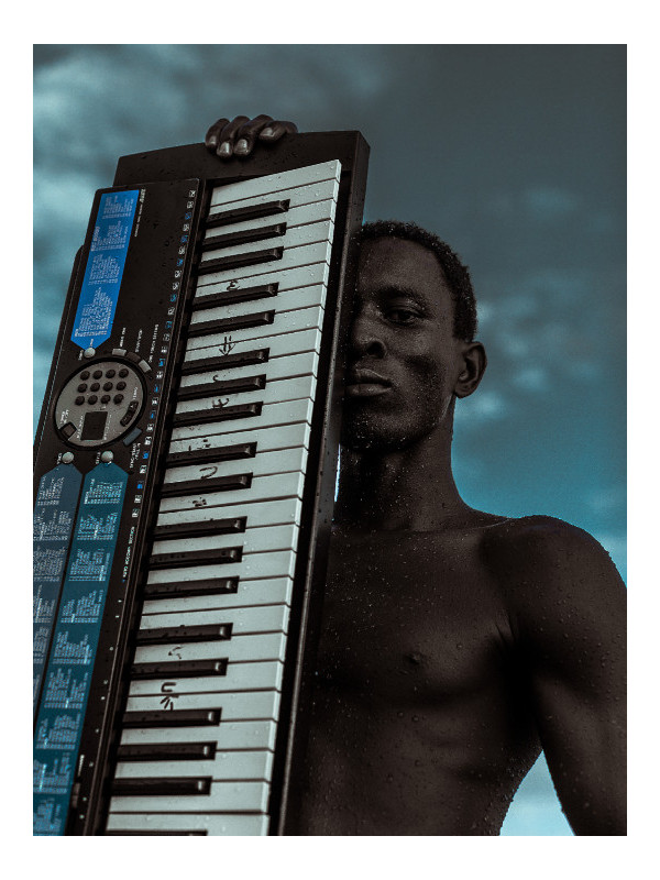 Affiche - Intimité musical - Accueil | Oueso - Art Afro Contemporain