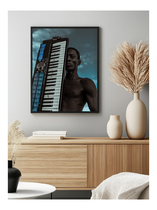Poster - Intimité musical - Accueil | Oueso - Contemporary Afro Art