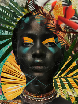 Poster - Tiya - Accueil | Oueso - Contemporary Afro Art