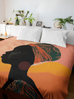 Duvet cover - Douceur - Accueil | Oueso - Contemporary Afro Art