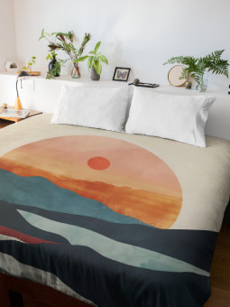 Housse de couette - Mer - Accueil | Oueso - Art Afro Contemporain