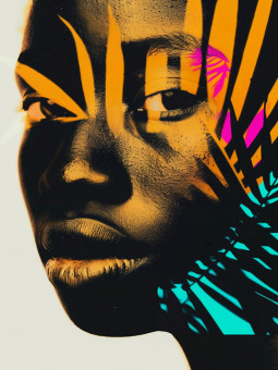 Affiche - Femi - Accueil | Oueso - Art Afro Contemporain