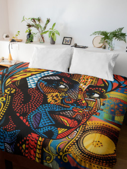 Duvet cover - Essence Afro - Accueil | Oueso - Contemporary Afro Art