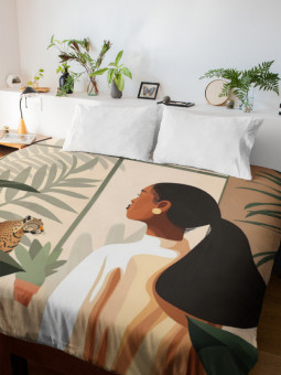 Housse de couette - Nature - Accueil | Oueso - Art Afro Contemporain