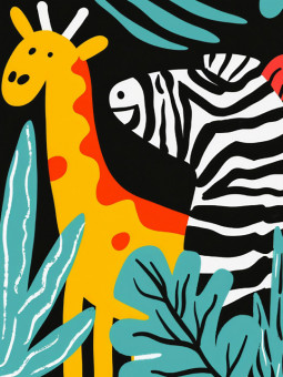 Affiche - Zoo - Accueil | Oueso - Art Afro Contemporain