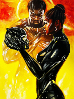 Poster - Wakanda succession - Accueil | Oueso - Contemporary Afro Art