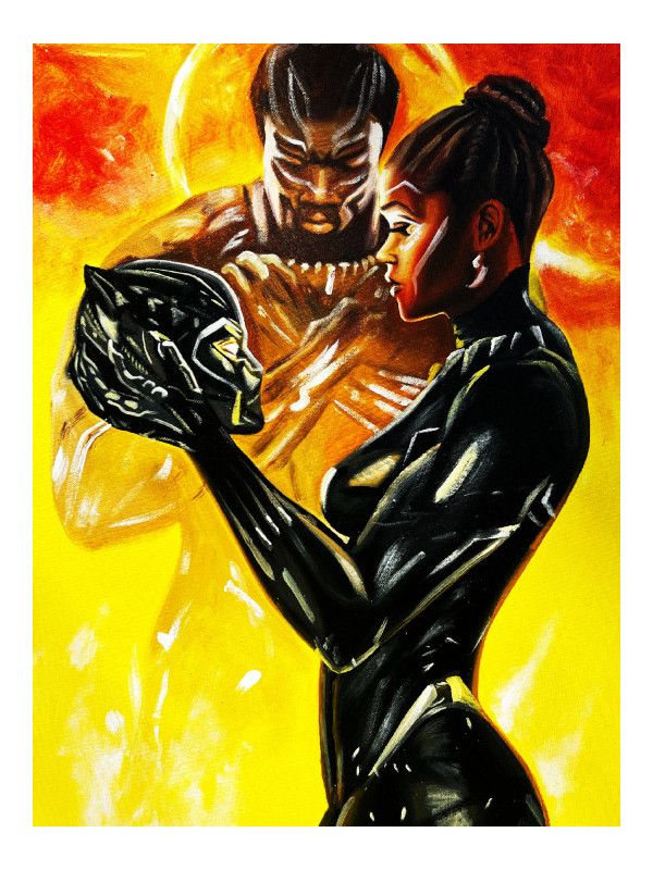 Affiche - Wakanda succession - Accueil | Oueso - Art Afro Contemporain