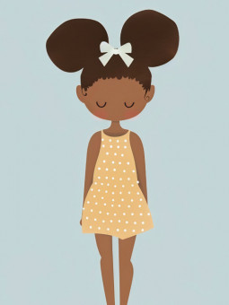 Affiche - Sleepy afro - Accueil | Oueso - Art Afro Contemporain