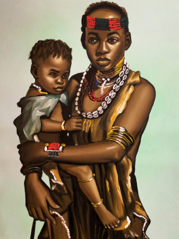 Poster - Lien de Vie - Accueil | Oueso - Contemporary Afro Art