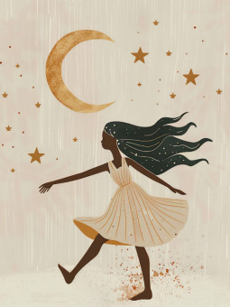 Affiche - Star dancer - Accueil | Oueso - Art Afro Contemporain