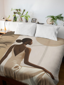 Duvet cover - Femme africaine - Accueil | Oueso - Contemporary Afro...