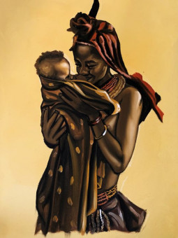 Affiche - Berceau d’Amour - Accueil | Oueso - Art Afro Contemporain