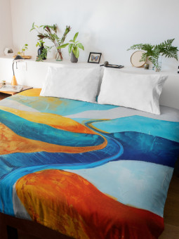 Duvet cover - Sukana - Accueil | Oueso - Contemporary Afro Art