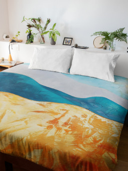 Duvet cover - Miraya - Accueil | Oueso - Contemporary Afro Art