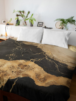 Duvet cover - Akhandra - Accueil | Oueso - Contemporary Afro Art