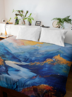 Housse de couette - Envolaïr - Accueil | Oueso - Art Afro Contemporain