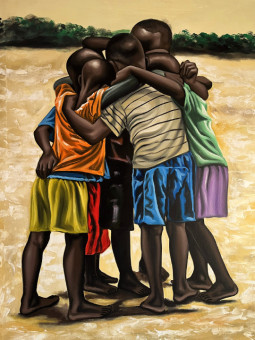 Poster - Fratrie - Accueil | Oueso - Contemporary Afro Art