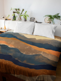 Duvet cover - Oranos - Accueil | Oueso - Contemporary Afro Art