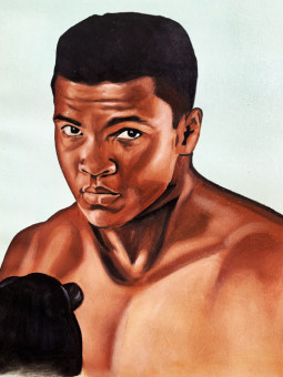 Affiche - Mohamed Ali - Accueil | Oueso - Art Afro Contemporain